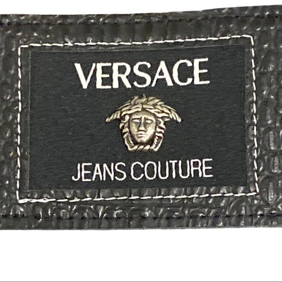 EUC Versace Vintage Dark Blue Straight Jeans - Picture 5 of 7